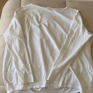 White Long sleeved Top